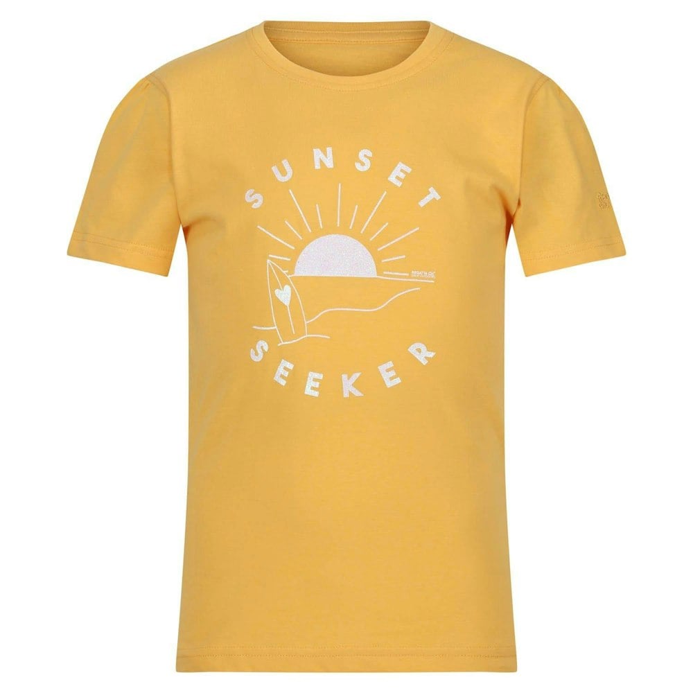 Regatta Kids Bosley VI Sunset Seeker T-Shirt - Yellow