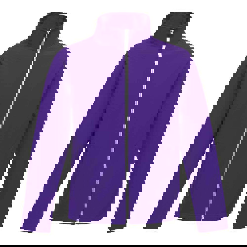 Regatta Standout Men's Ablaze Printable Soft Shell Jacket - Vibrant Purple/Black
