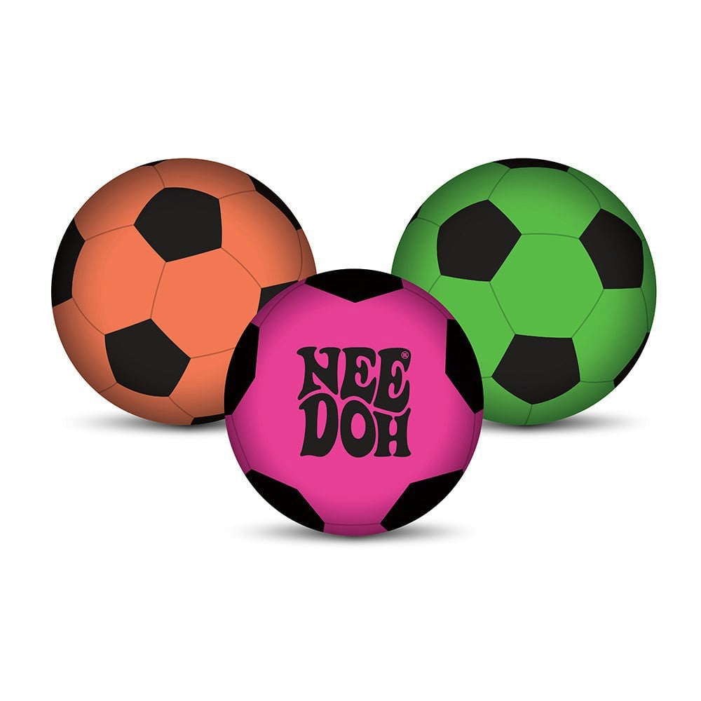 NeeDoh Hot Shots Football Fidget Toy (Sold Individually)