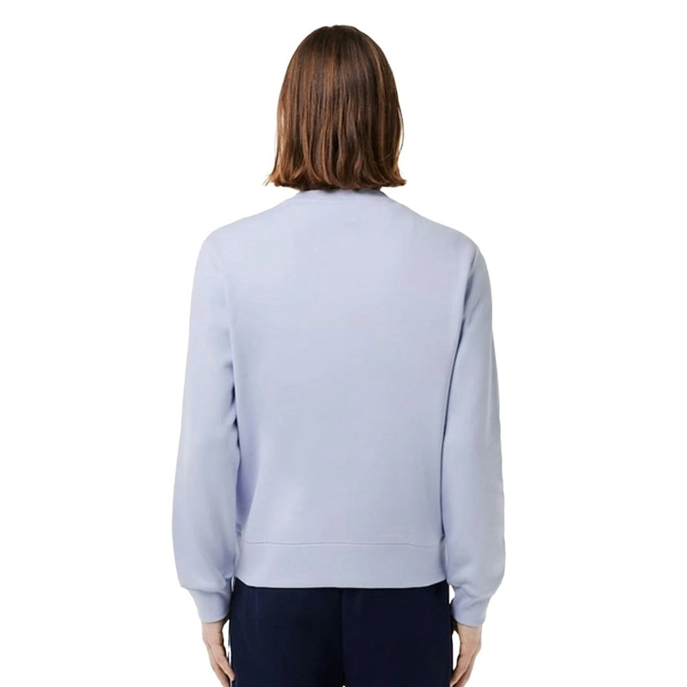 Lacoste Mens Fleece Crew Neck Sweatshirt - Blue