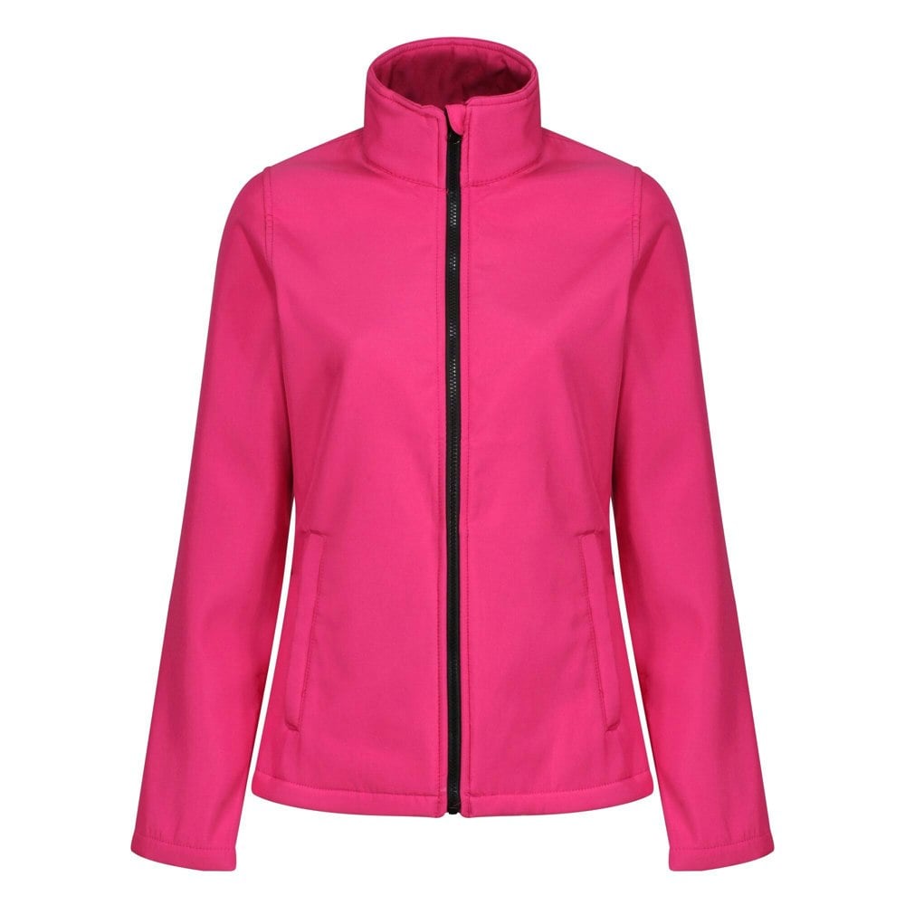 Regatta Standout Women's Ablaze Printable Soft Shell Jacket - Hot Pink/Black