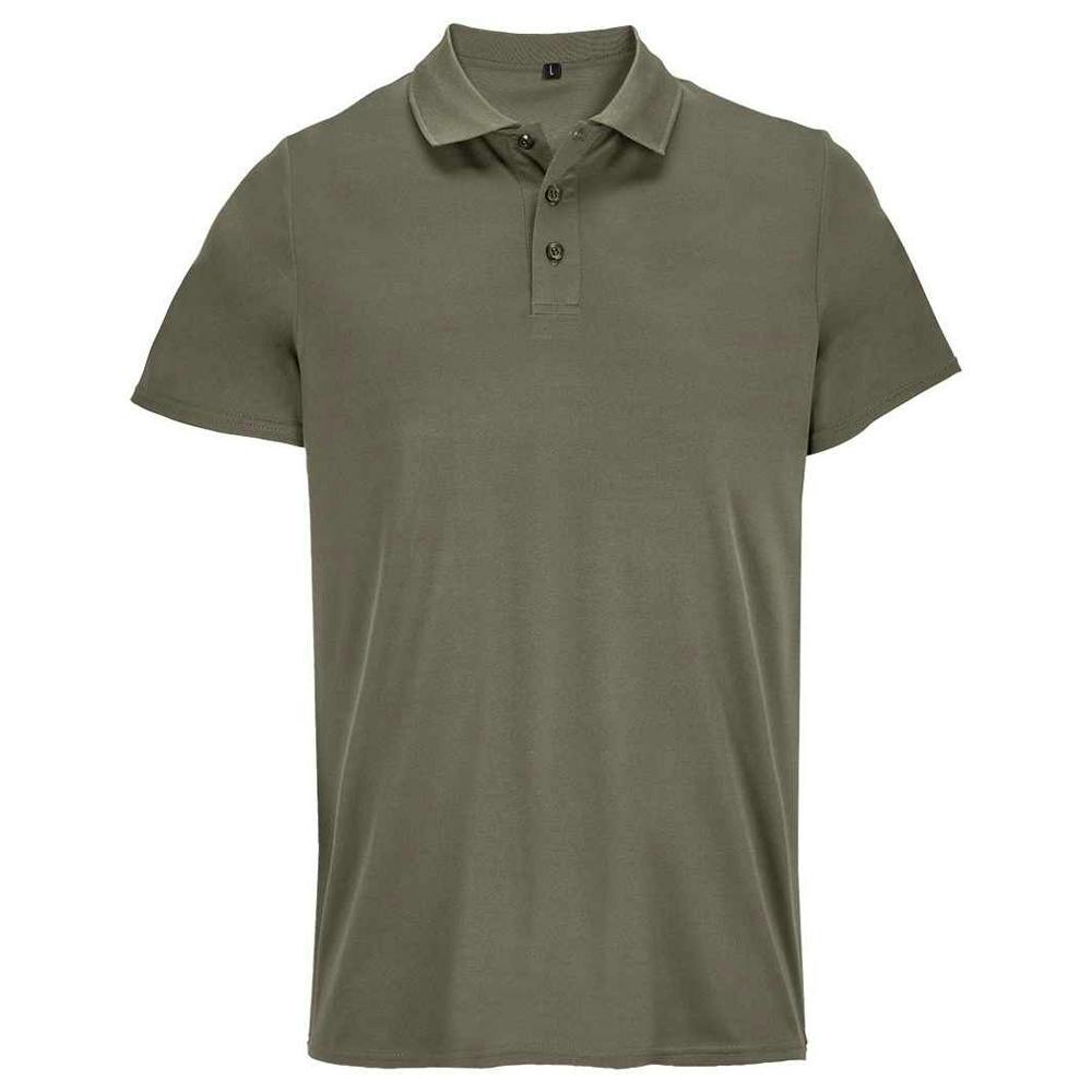 SOLS Unisex Adult Pitcher Recycled Polyester Polo Shirt - Army - Army - 100% Recycled Polyester