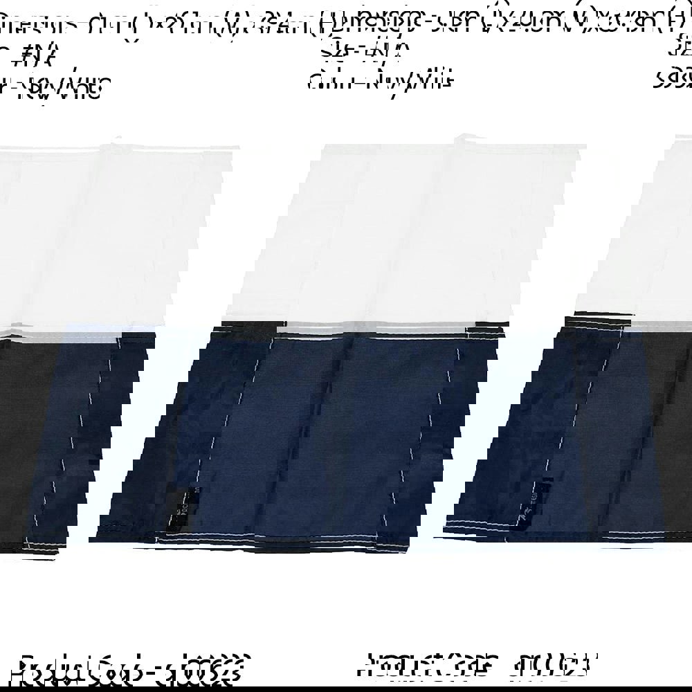 Single All Weather Football Corner Flag - NAVY & WHITE - Outdoor Polyester
