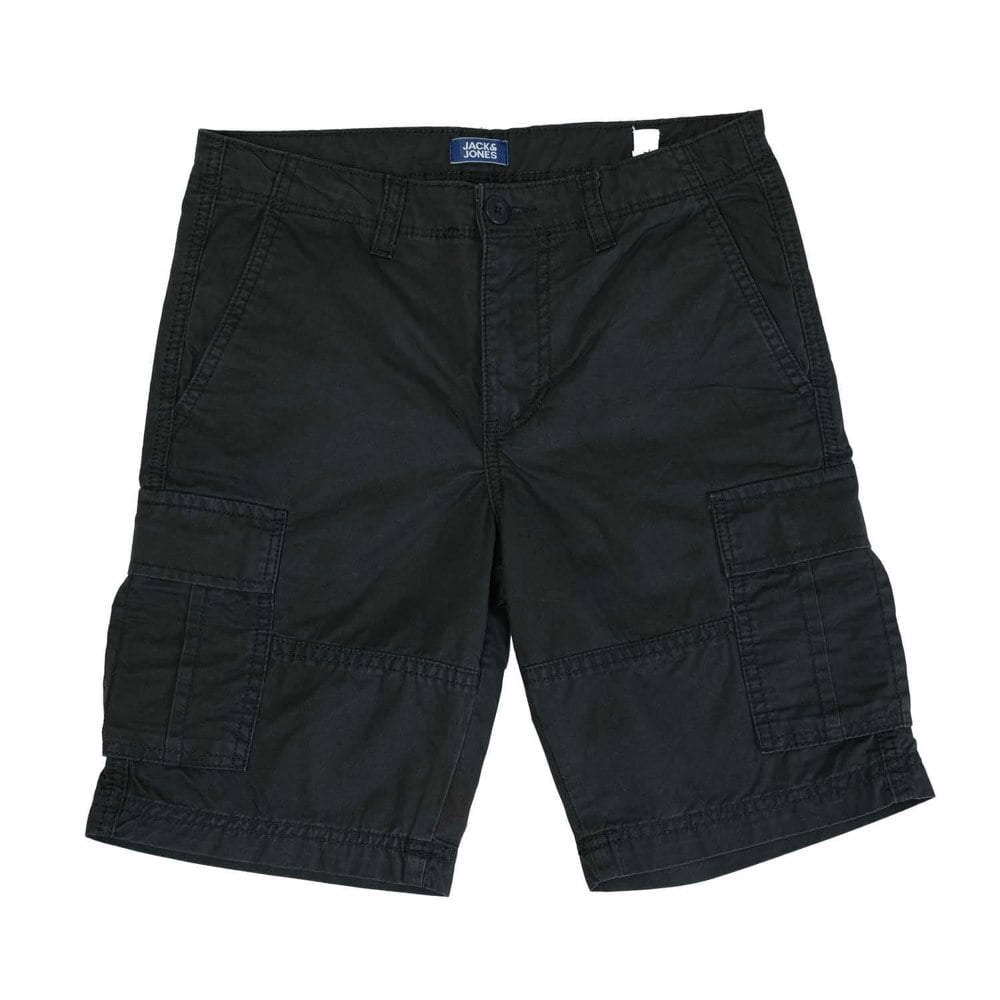 Jack And Jones Boys Zeus Cargo Shorts - Grey