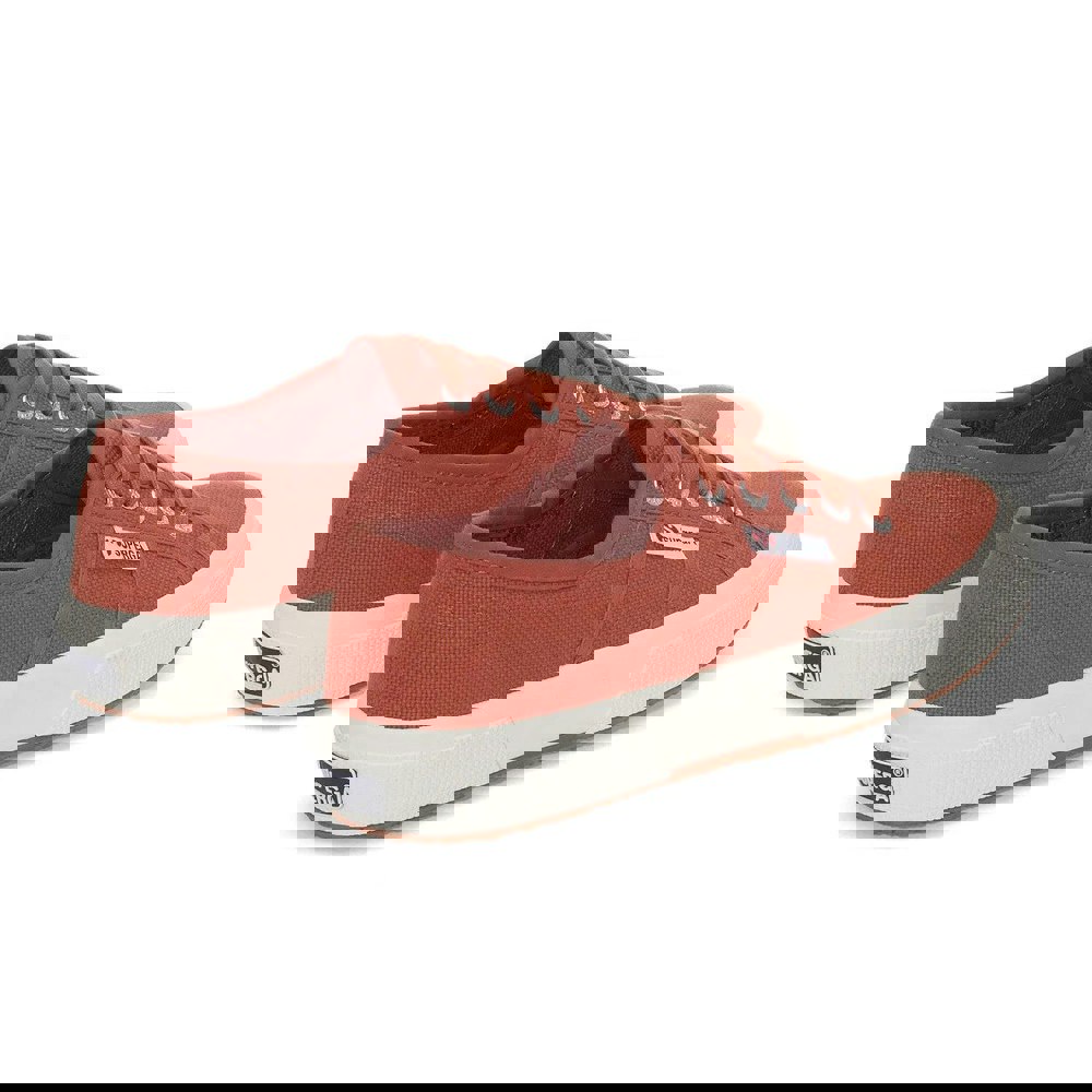 Superga 2750 OG Cotu Classic Women's Vegan Trainers - Brown Reddish / Avorio