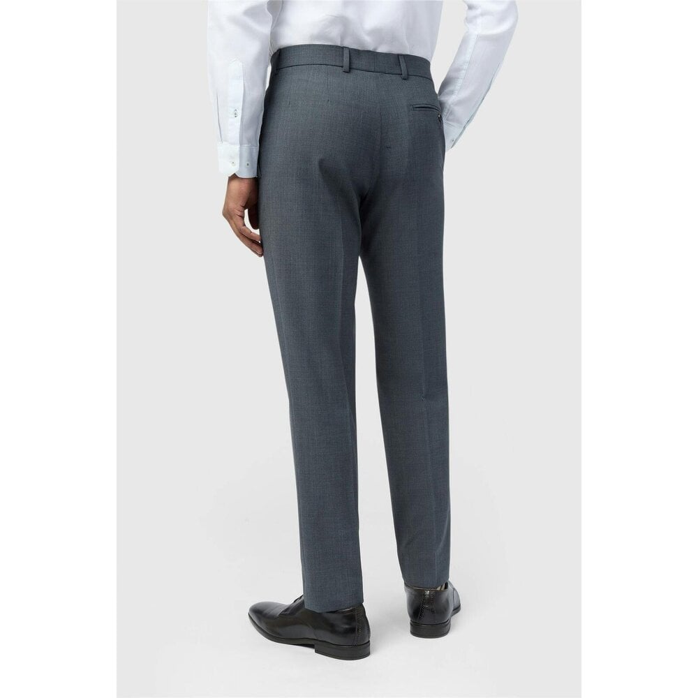 Ted Baker Slim Fit Performance Charcoal Panama Trousers