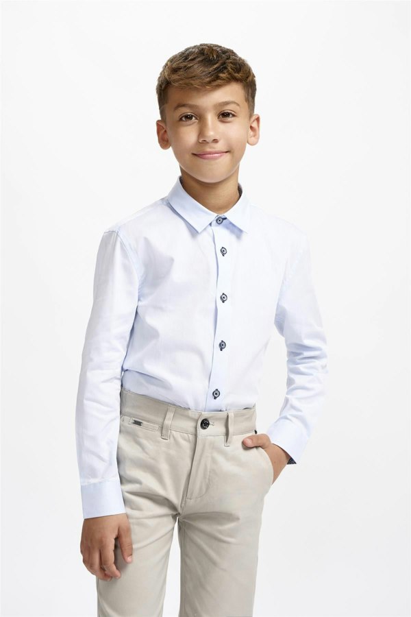 Boys Noble Sky Shirt Front