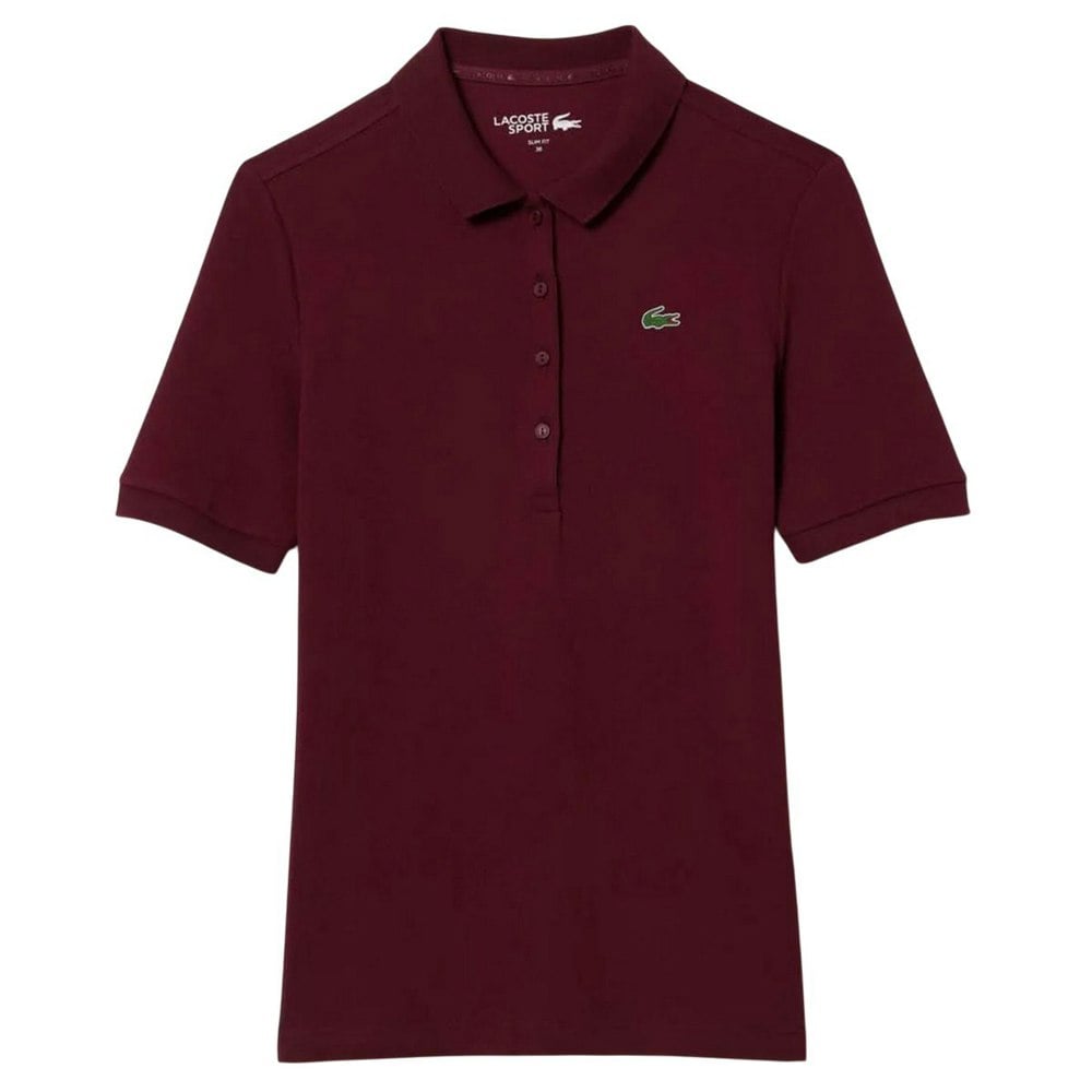 Lacoste Womens/Ladies Stretch Slim Golf Polo Shirt - Red