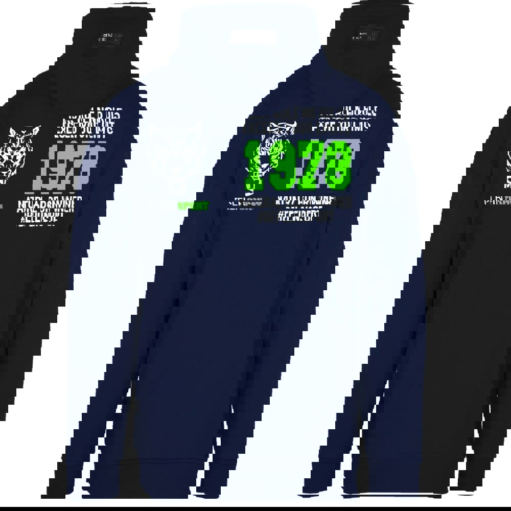 Plein Sport Natural Born Winner Navy Blue Hoodie S