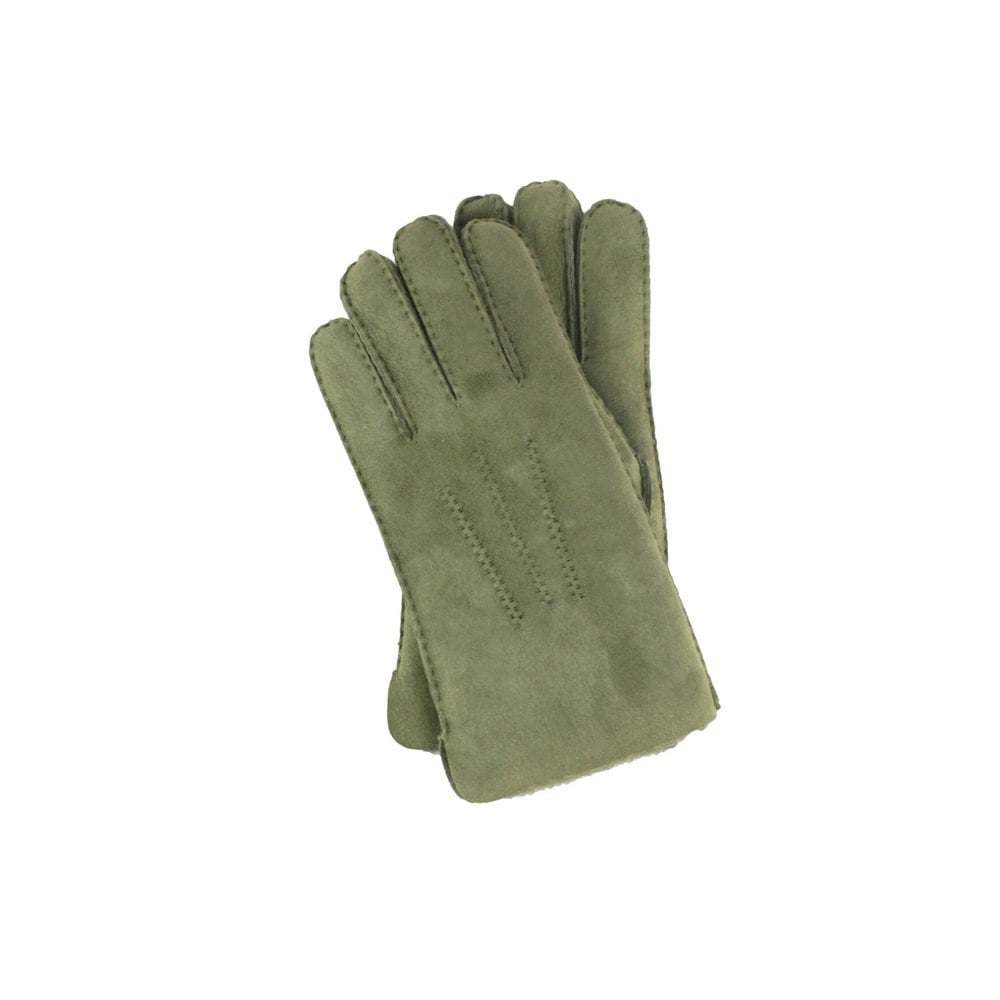 Eastern Counties Leather Mens MSG Sheepskin Gloves - Olive