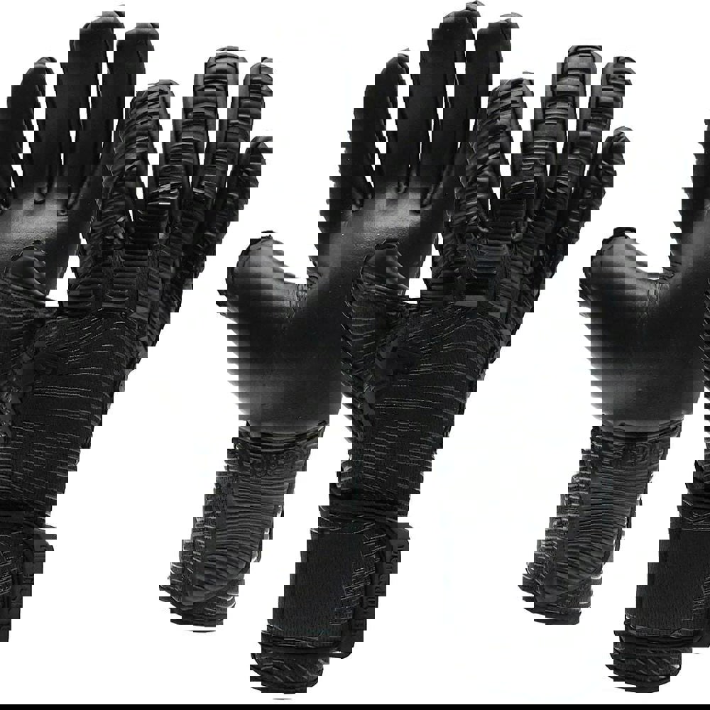 Size 6 Professional JUNIOR Goal Keeping Gloves - ELITE 2.0 BLACKOUT Keeper Glove