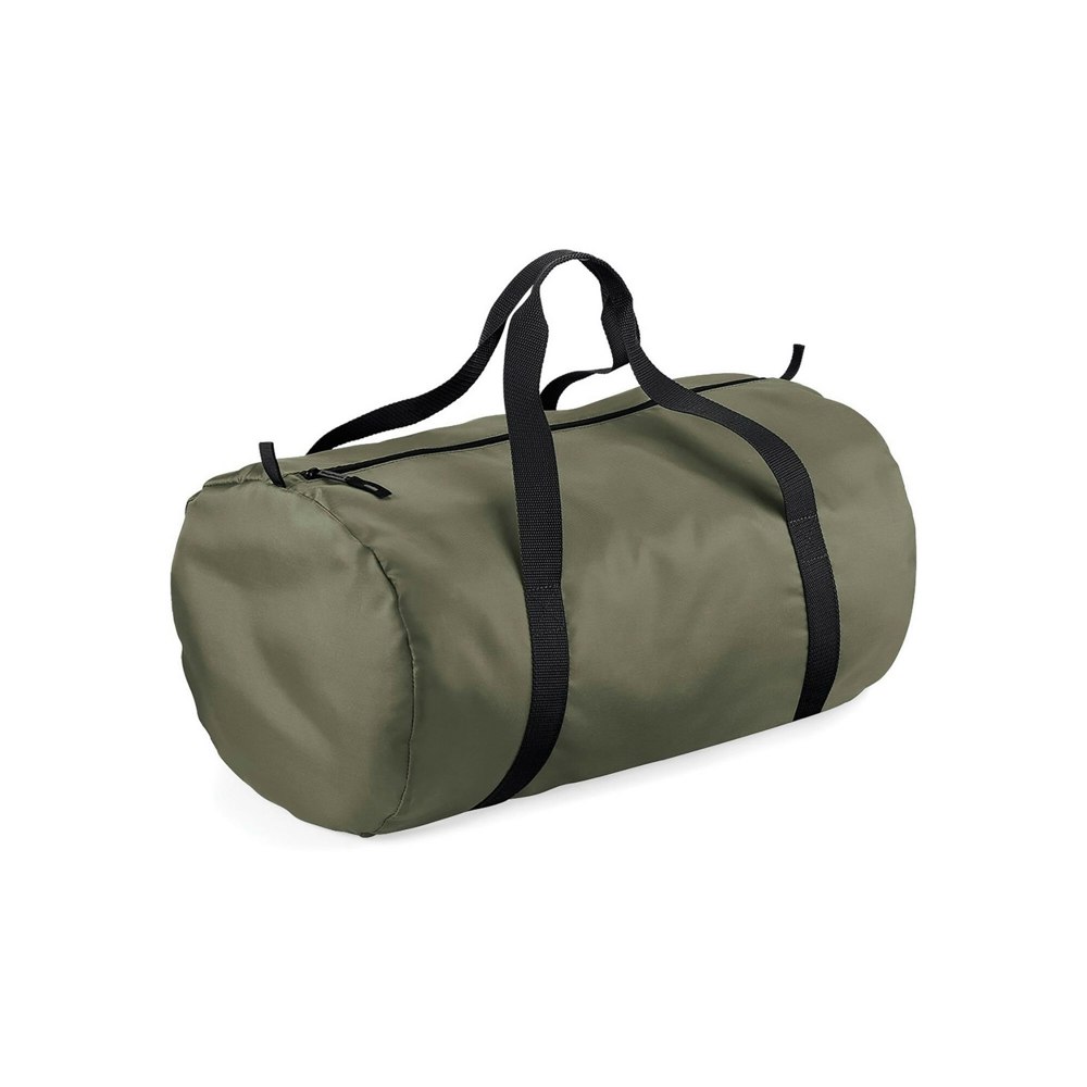 Bagbase Barrel Packaway Duffle Bag - Olive/Black