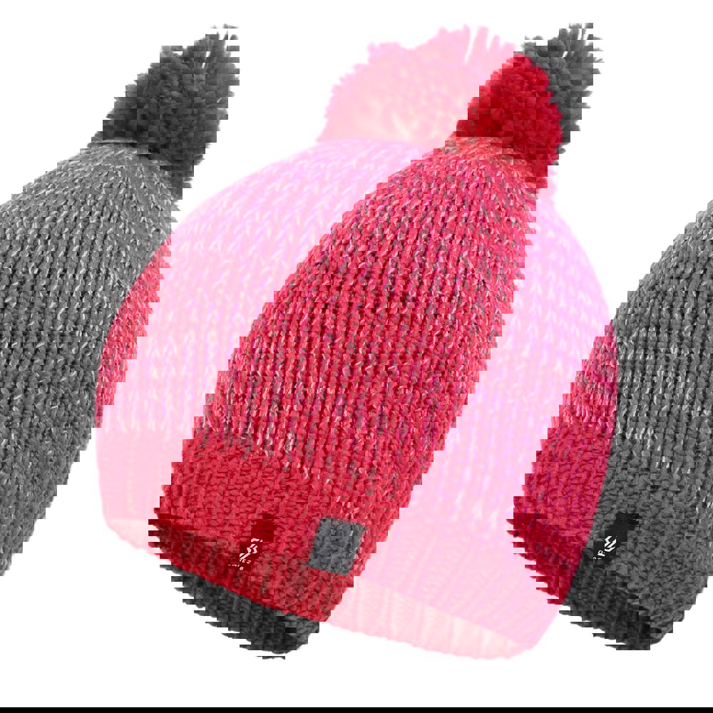 Dare 2B Childrens/Kids Imagination II Beanie - Pure Pink/Berry Pinwheel