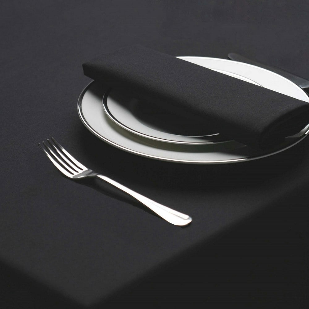 Belledorm Amalfi Rectangular Table Cloth - Black