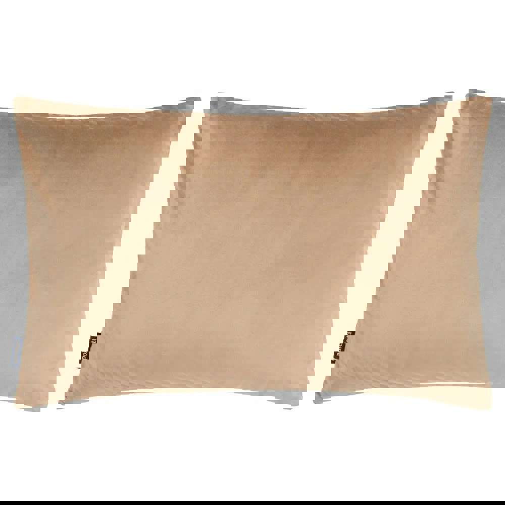 Paoletti Lexington Jacquard Velvet Cushion Cover - Warm Taupe