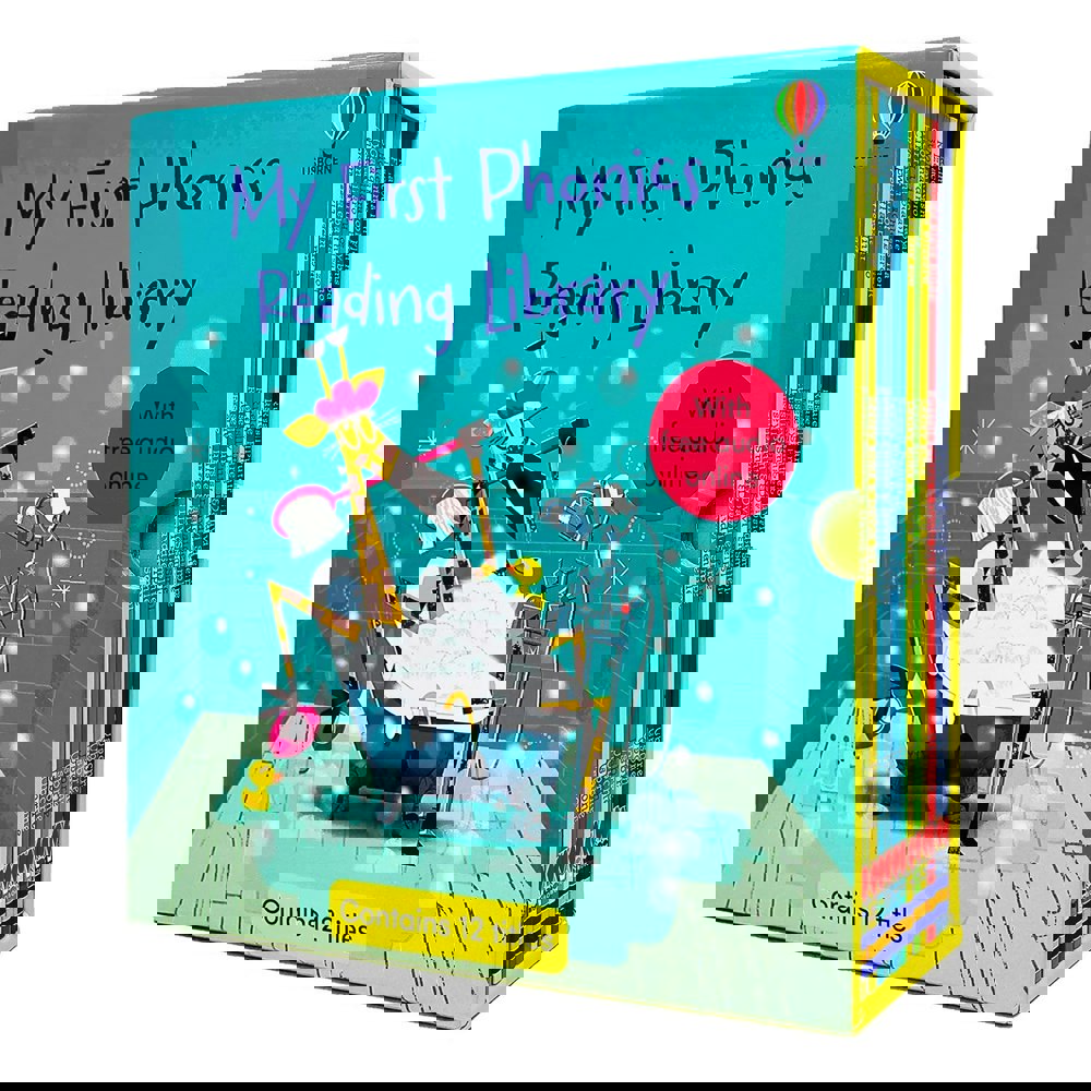 My First Phonics Reading Library 12 Book Box Set (Phonics Readers) (WITH FREE AUDIO ONLINE)