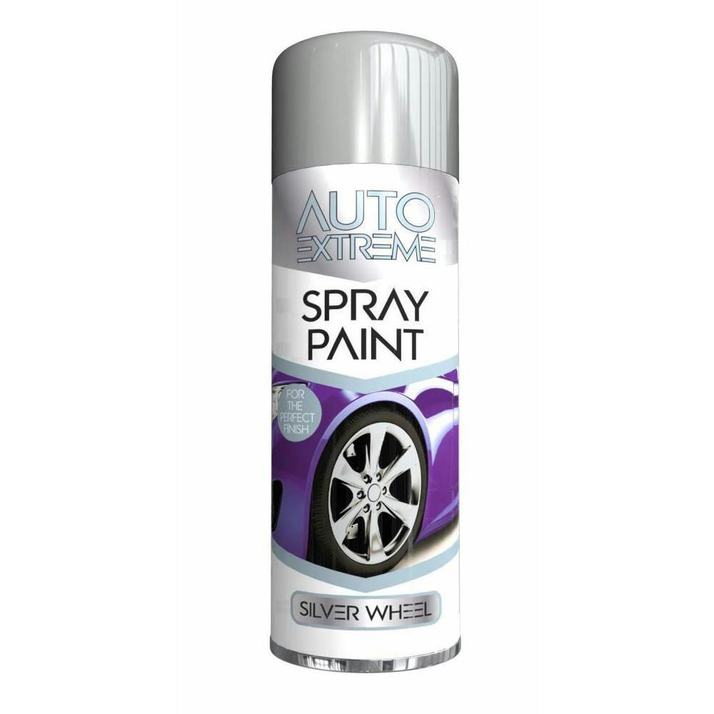 Auto Extreme 24X - Auto Extreme Silver Wheel Spray Paint 250ml