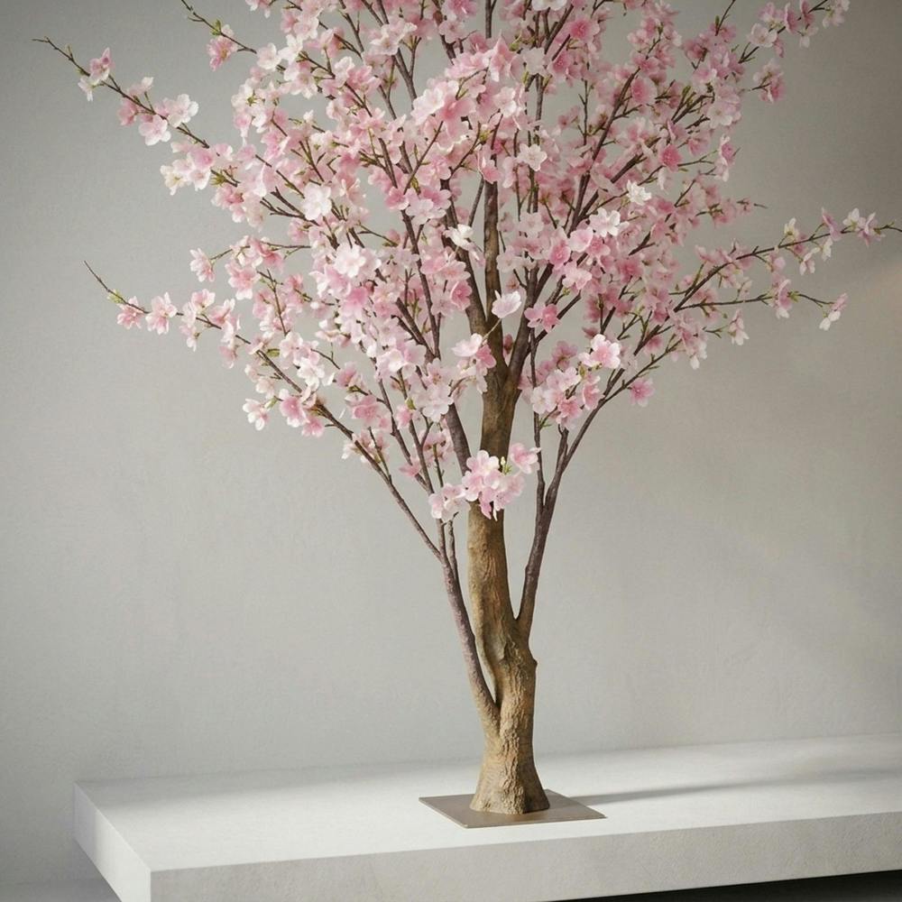 Garden Greatness Lifelike Pink Yoshino Blossom Tree