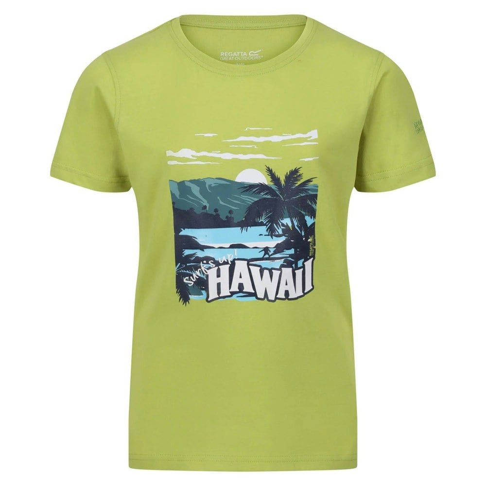 Regatta Kids Bosley VI Hawaii T-Shirt - Green