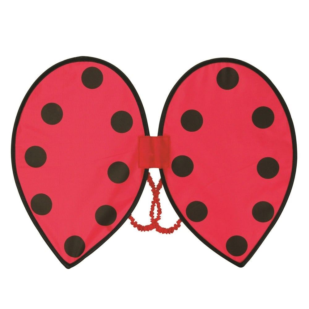 Bristol Novelty Childrens/Kids Ladybird Costume Wings - Pink/Black