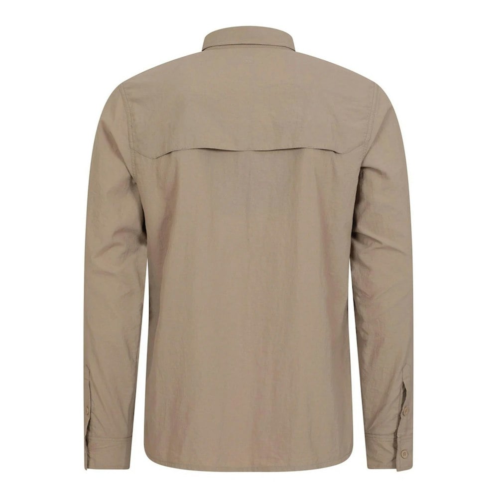 Mountain Warehouse Mens Navigator II Mosquito Repellent Shirt - Beige