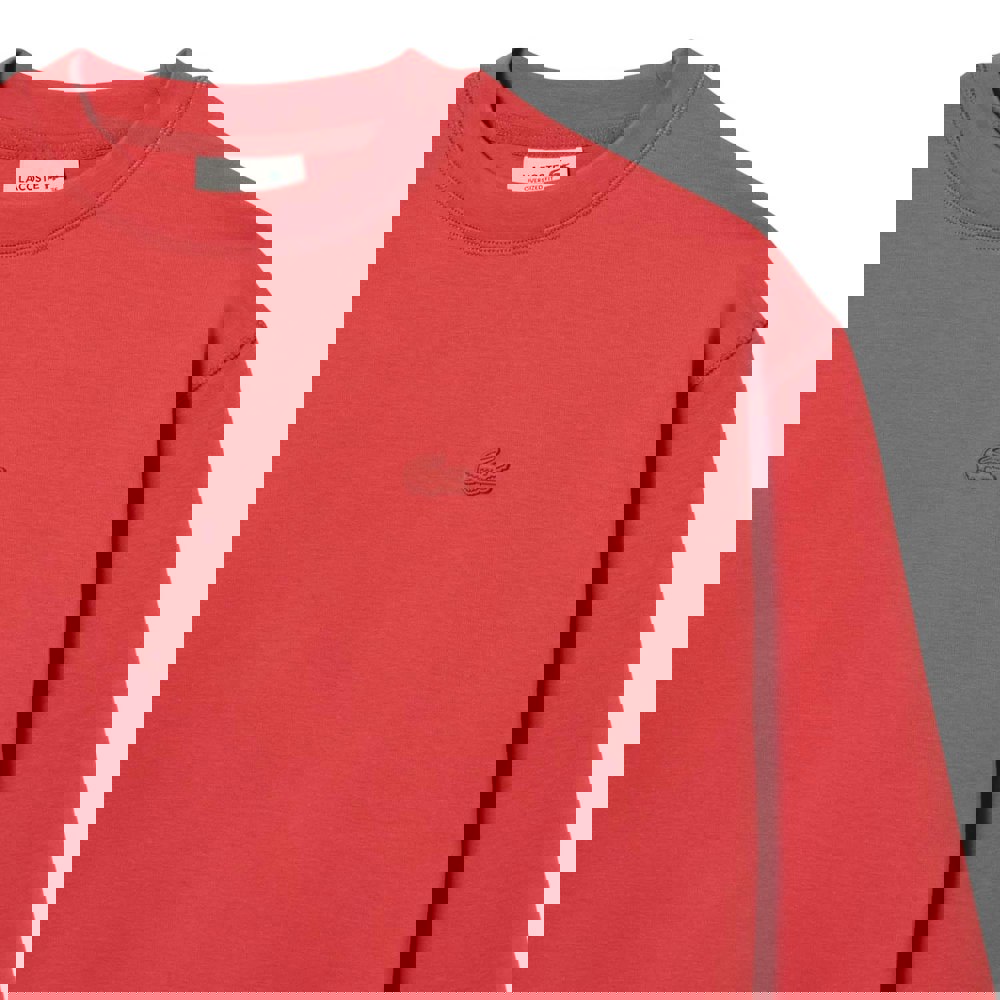 Lacoste Womens/Ladies Oversized Sweatshirt - Red