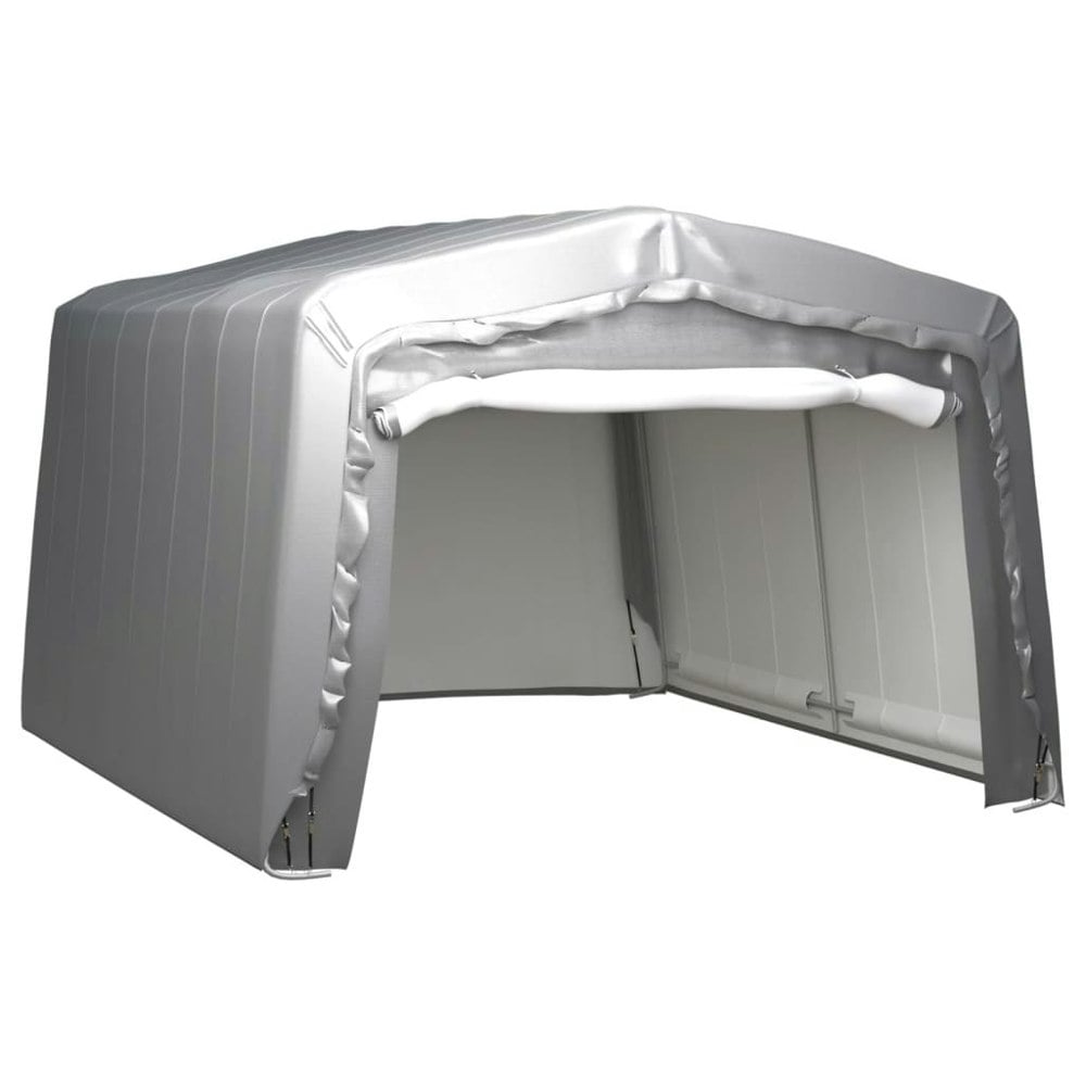 Berkfield Storage Tent 370x370 cm Steel Grey