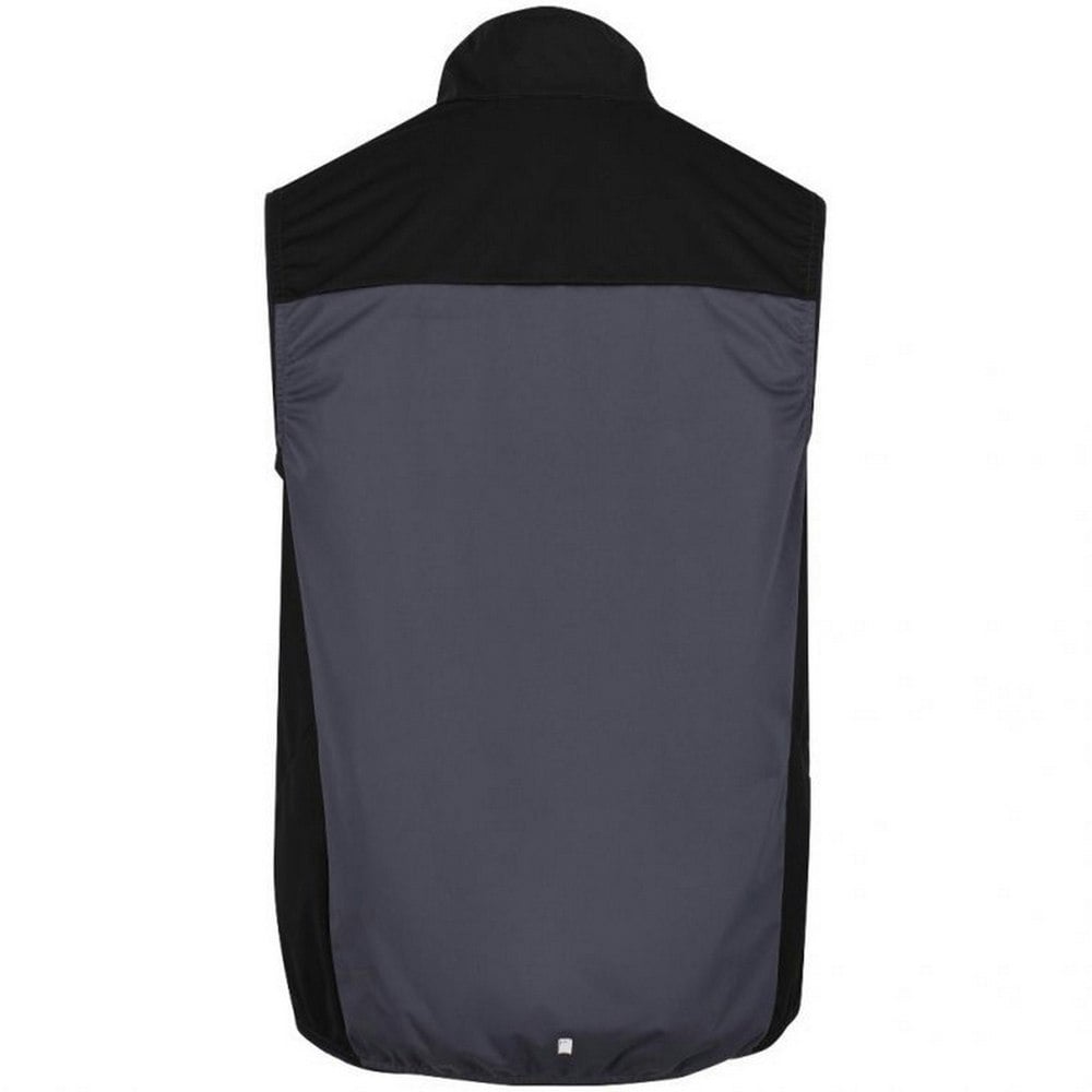 Regatta Mens Lankin IV Softshell Body Warmer - Dark Grey/Black