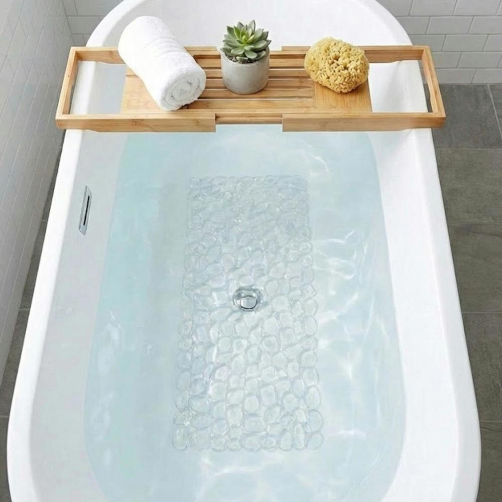 Garden Greatness Clear Pebble Effect Anti-Slip Bath Mat