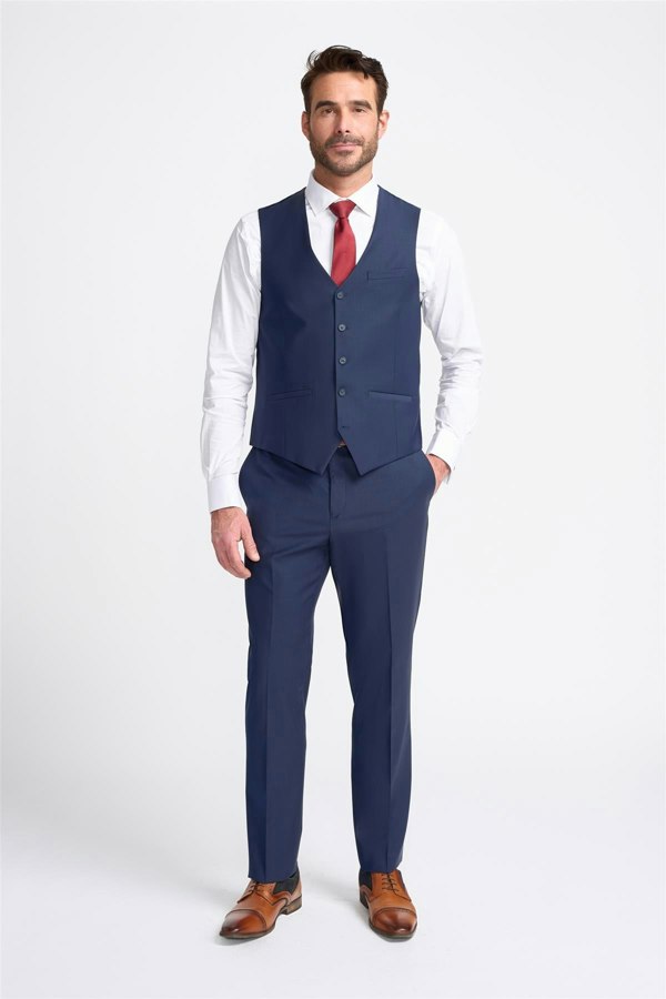 House of Cavani Bond Waistcoat - Navy