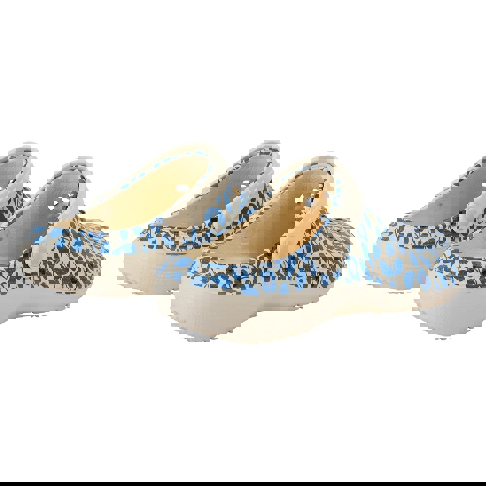 Regatta Womens/Ladies Orla Kiely Jasmine Flower Clogs - Blue