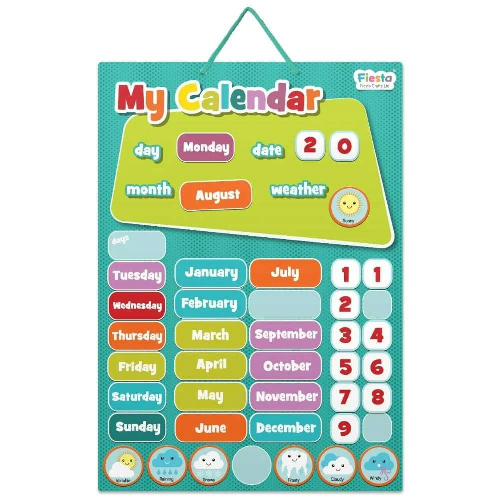 Fiesta Crafts Magnetic My Calendar