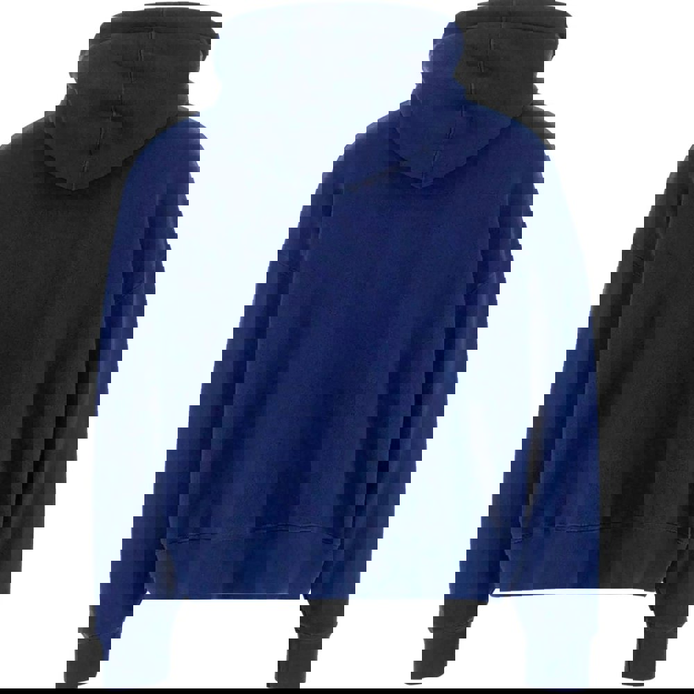 Palm Angels Broken Palm Tree Hoodie - Navy Blue