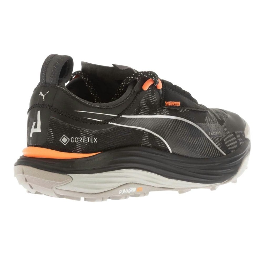Puma Mens Voyage NITRO 3 GORE-TEX Running Shoes - Black/Orange
