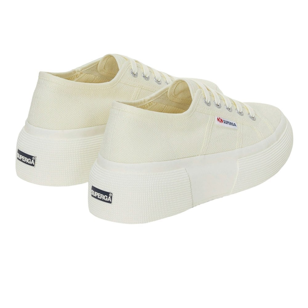 Superga Womens 2287 Bubble Trainers - Natural Beige/Avorio