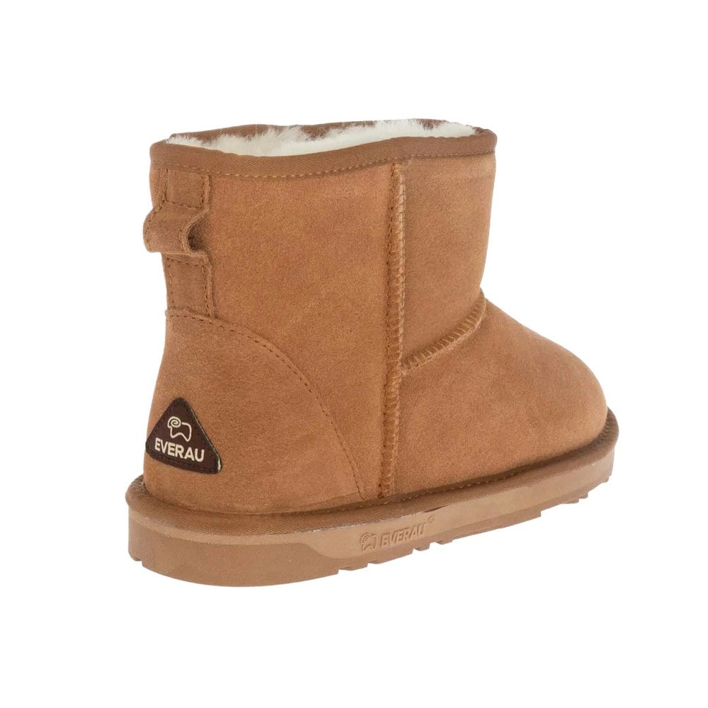EverAu Womens/Ladies Emu Mini Cow Suede Classic Boots - Chestnut