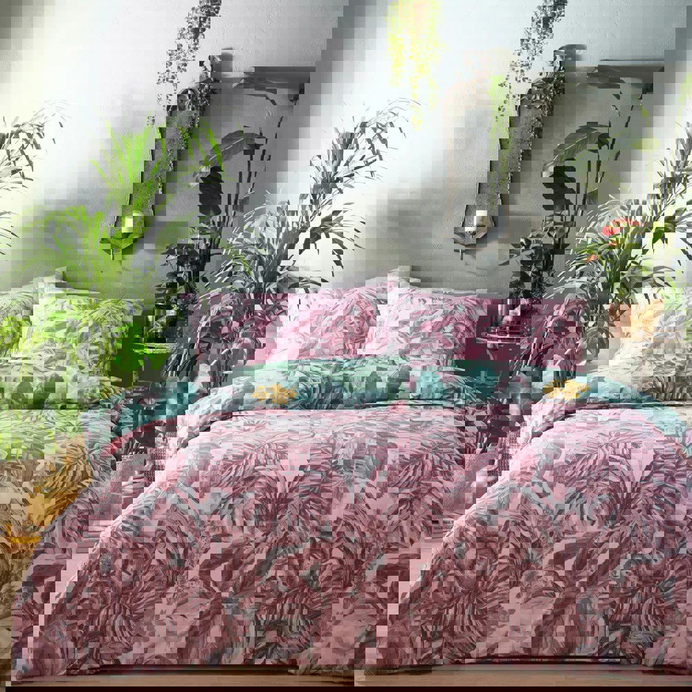 Furn Medinilla Duvet Cover Set - Mint/Lilac
