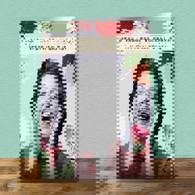 She Laughed So Much Tears Run Down Her Legs! Greetings Card