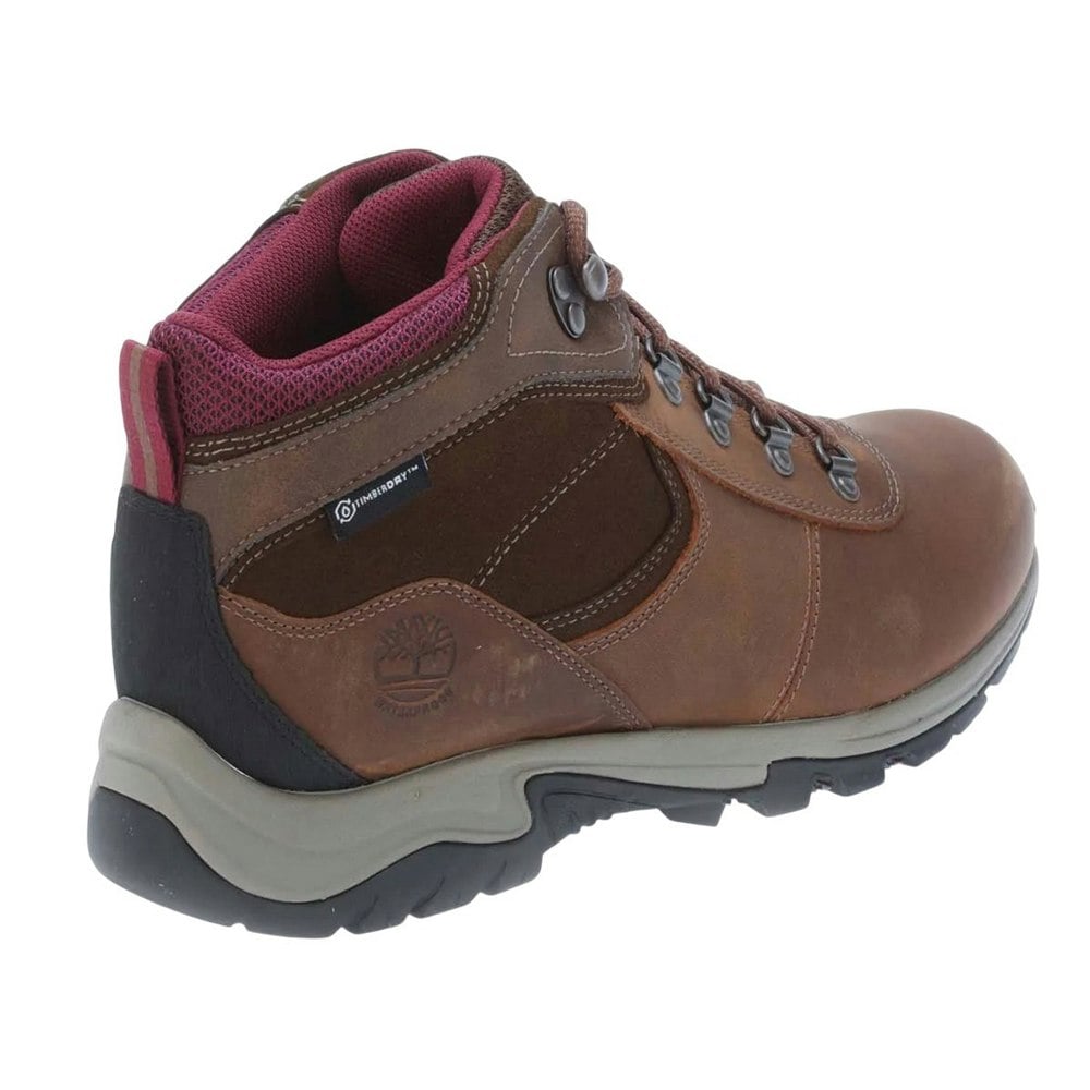 Timberland Womens/Ladies Mt. Maddsen Leather Mid Cut Waterproof Hiking Boots - Brown