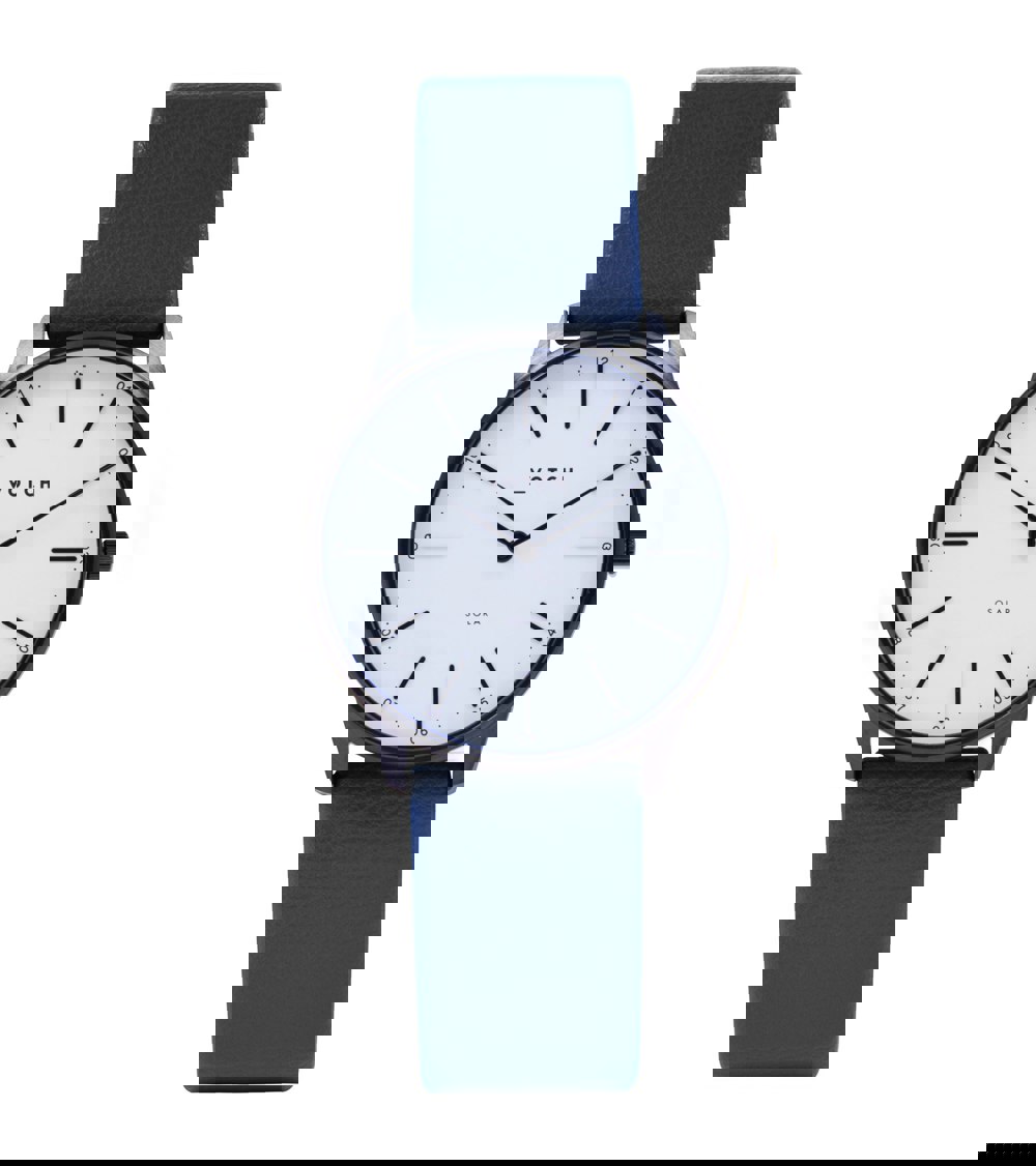 Votch Solar Classic Watch - Black & Navy