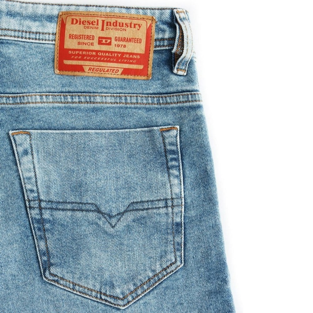 Diesel Slim Short Blue Denim Shorts