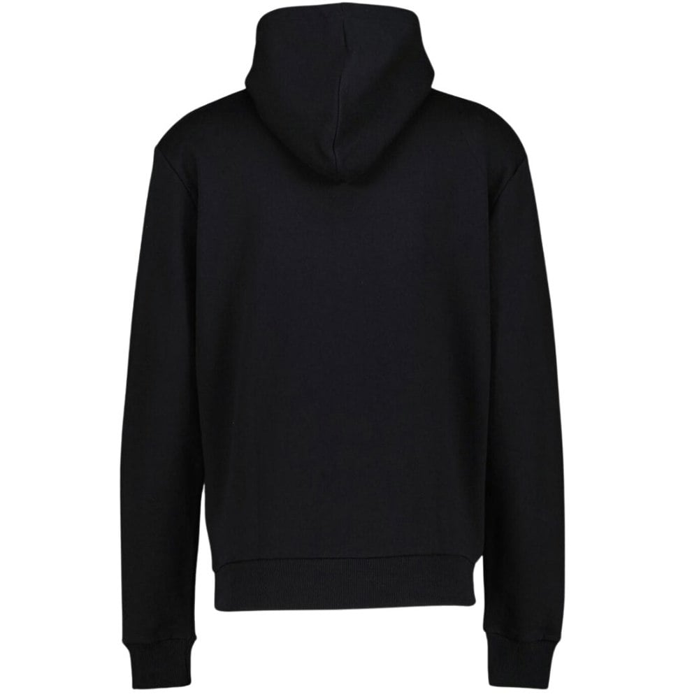 Balmain Paris Red Classic Logo Hoodie - Black