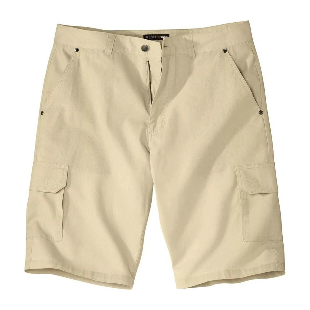 Atlas For Men Mens Lightweight Cargo Shorts - Beige