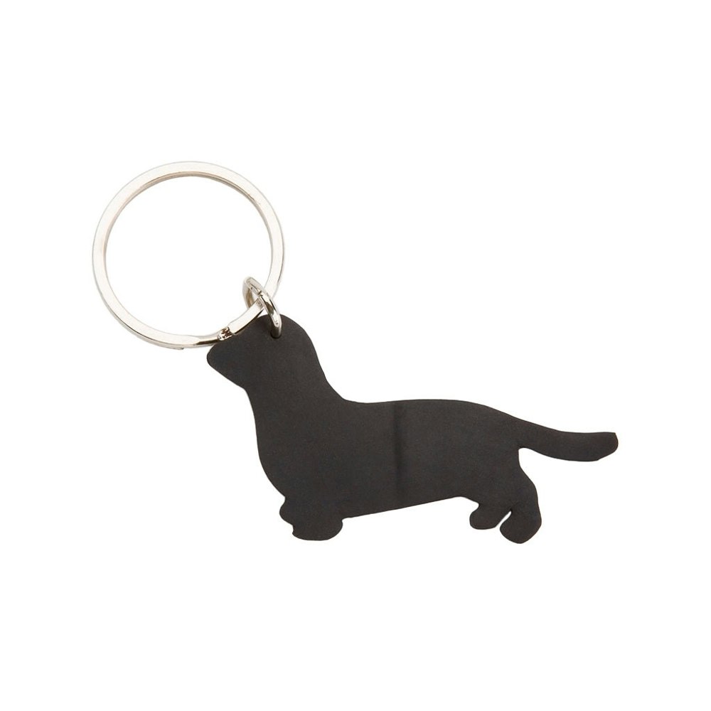 Paguro Dackel Recycled Rubber Sausage Dog Vegan Keyring