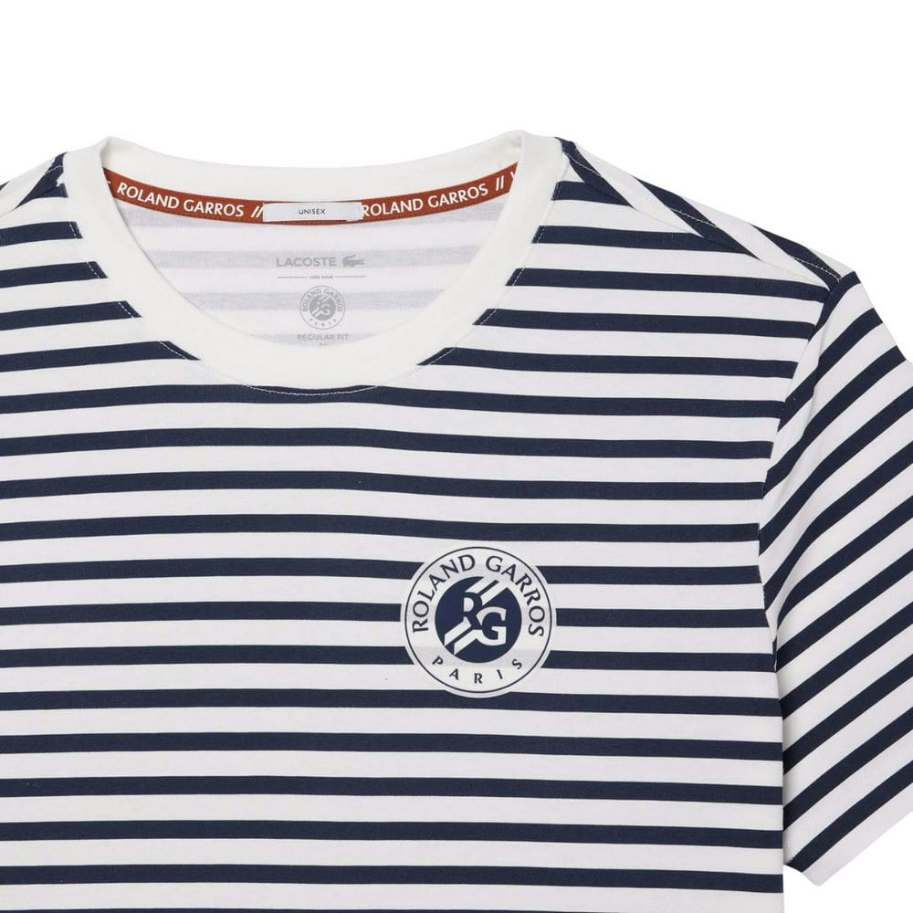 Lacoste Unisex Adult Roland Garros Edition Ultra Dry T-Shirt - White