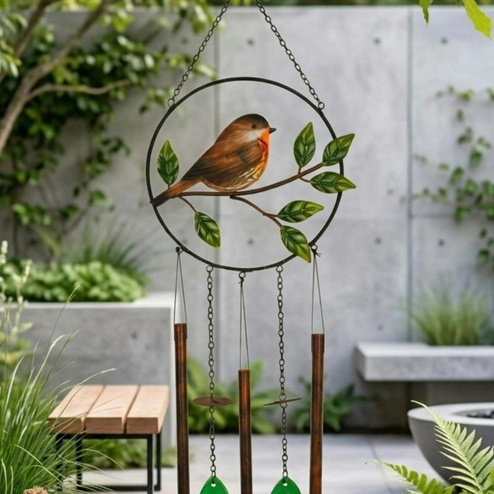 Garden Greatness Welcome Robin Garden Windchime