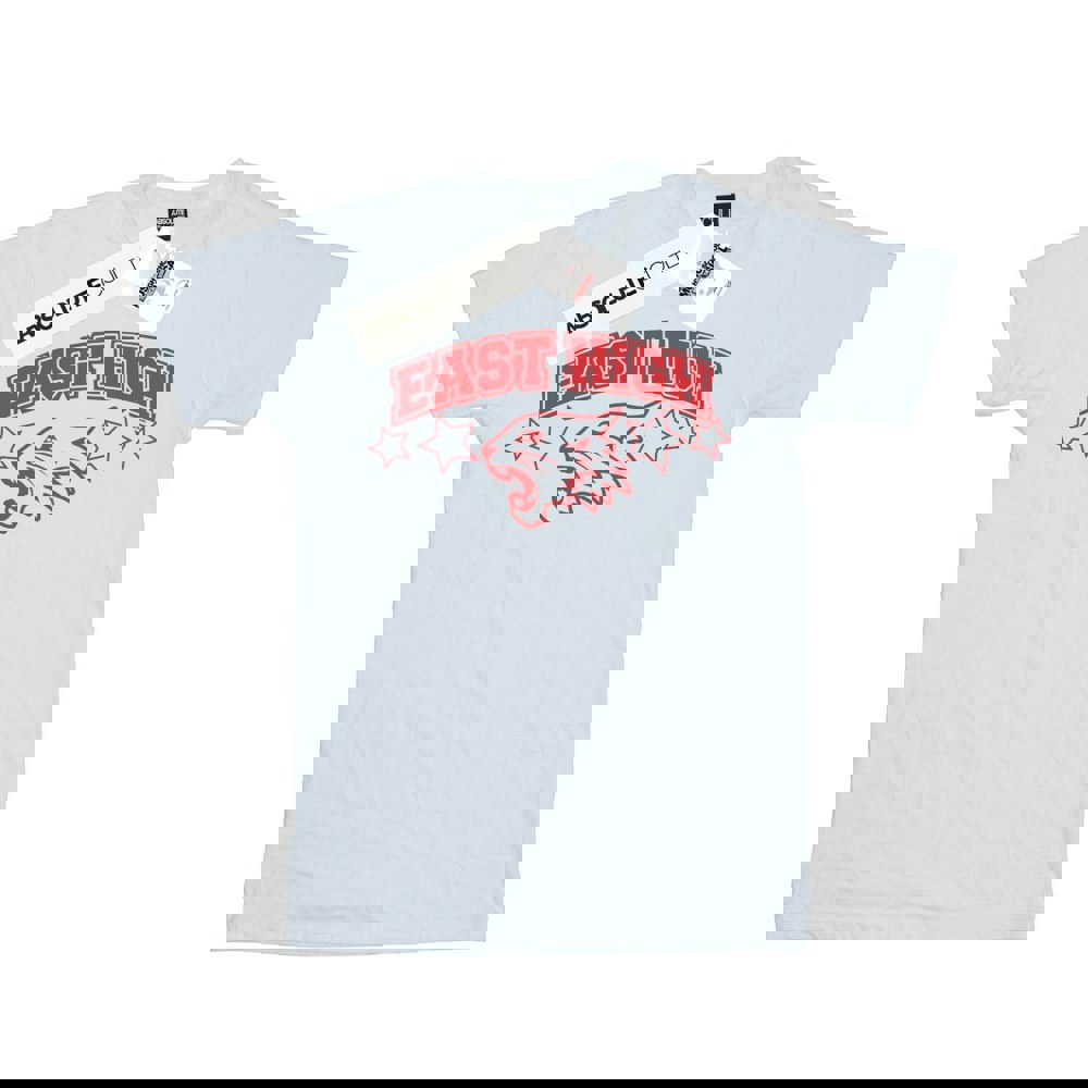 Disney Womens/Ladies High School Musical The Musical Wildcat Stars Cotton Boyfriend T-Shirt - White