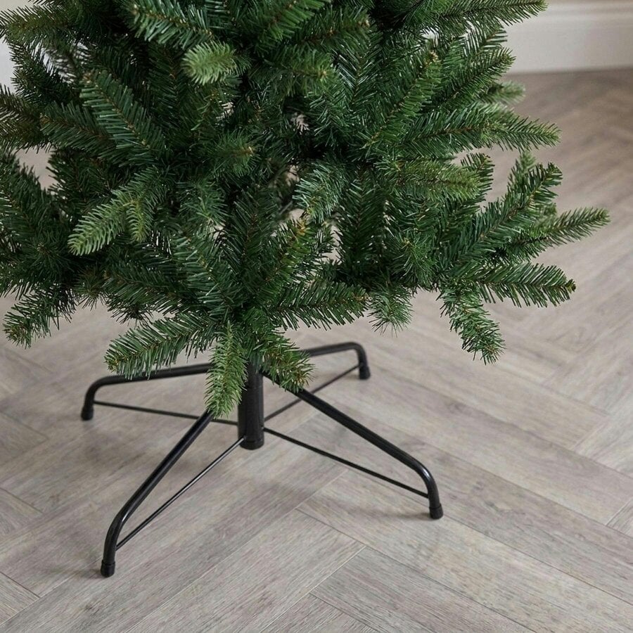 Garden Greatness 7ft Heritage Fir Realistic Aspen Fir Hinged Christmas Tree