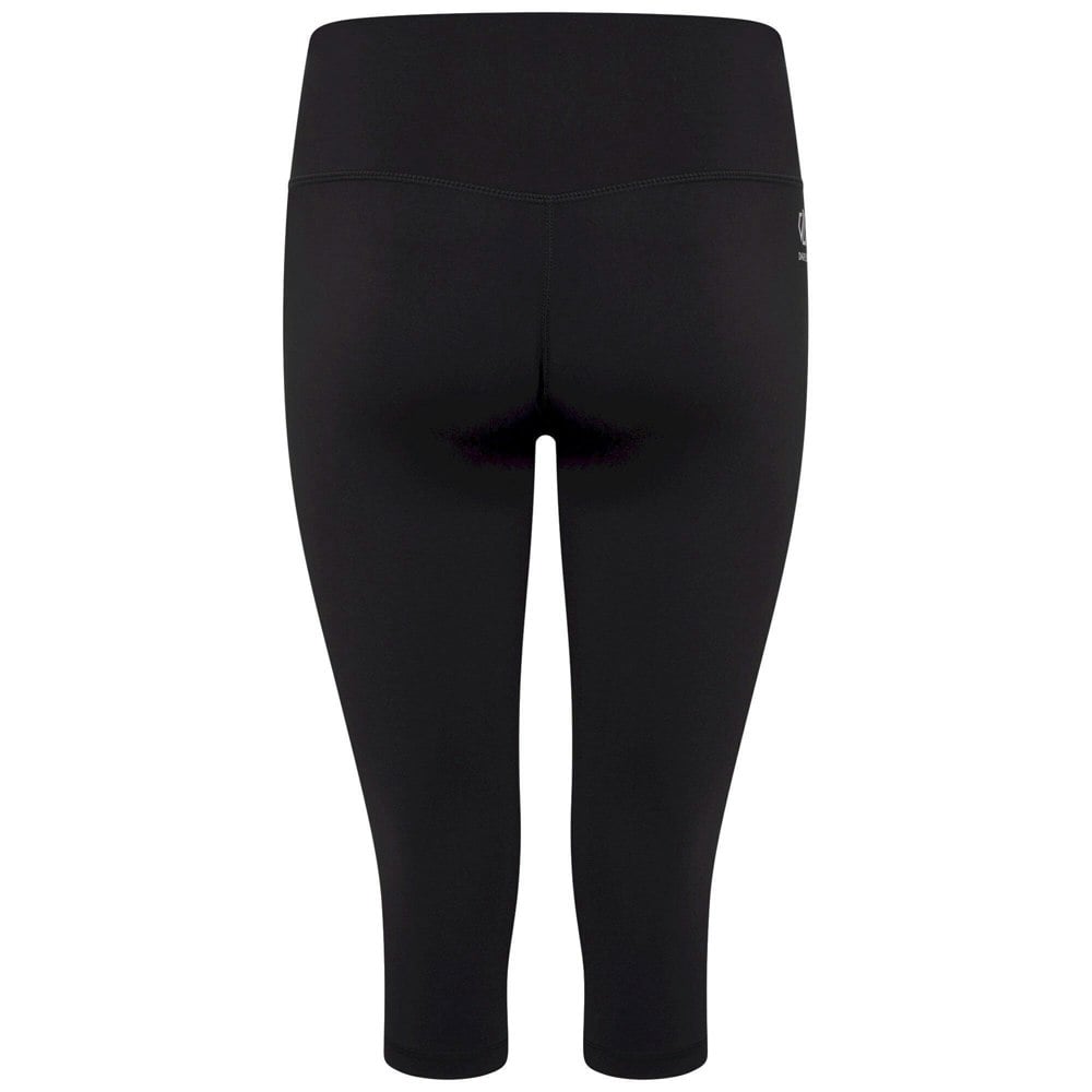 Dare 2B Womens/Ladies Influential Plain Recycled 3/4 Leggings - Black