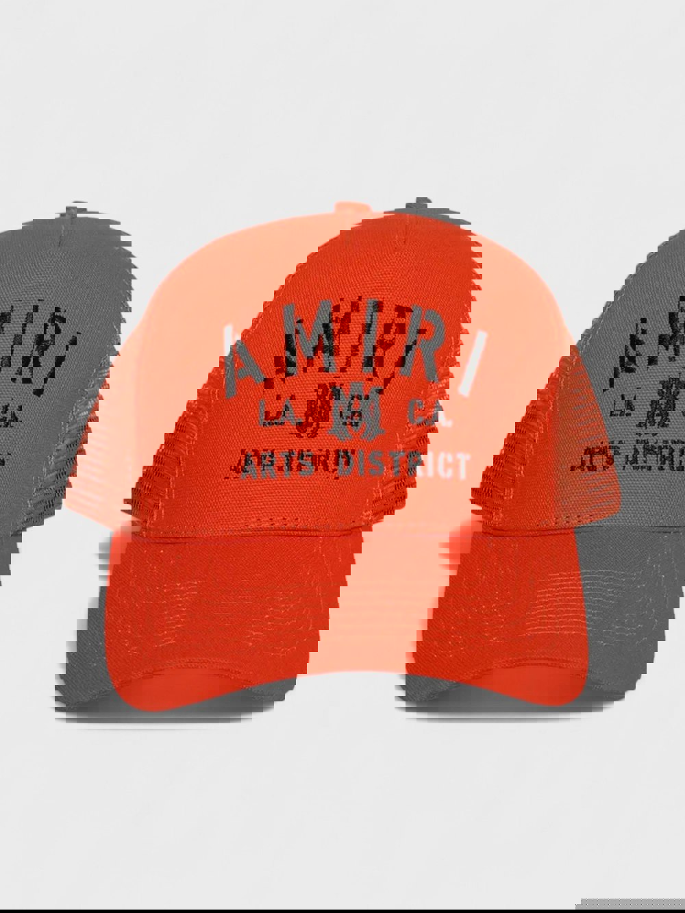 Amiri Stencil Trucker Hat Orange/Black - Supplied FashionAmiri